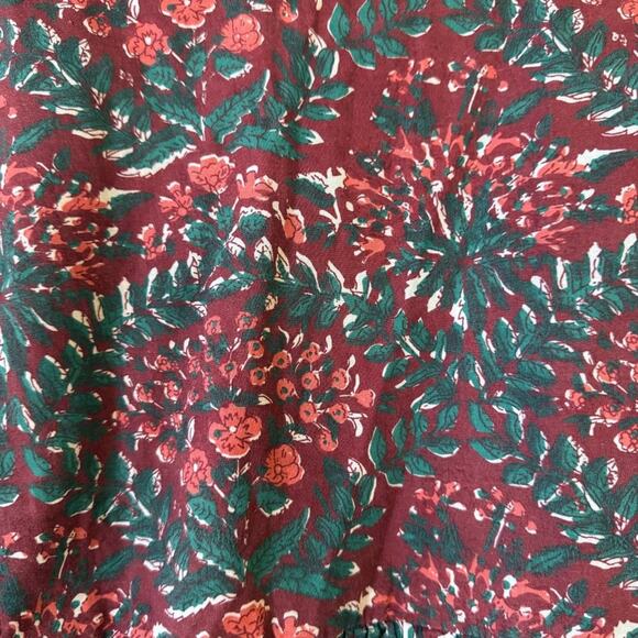 Victoria Dunn Balloon Sleeve Babydoll Boho Brownwen Blouse in Lava Falls XS - Picture 5 of 8